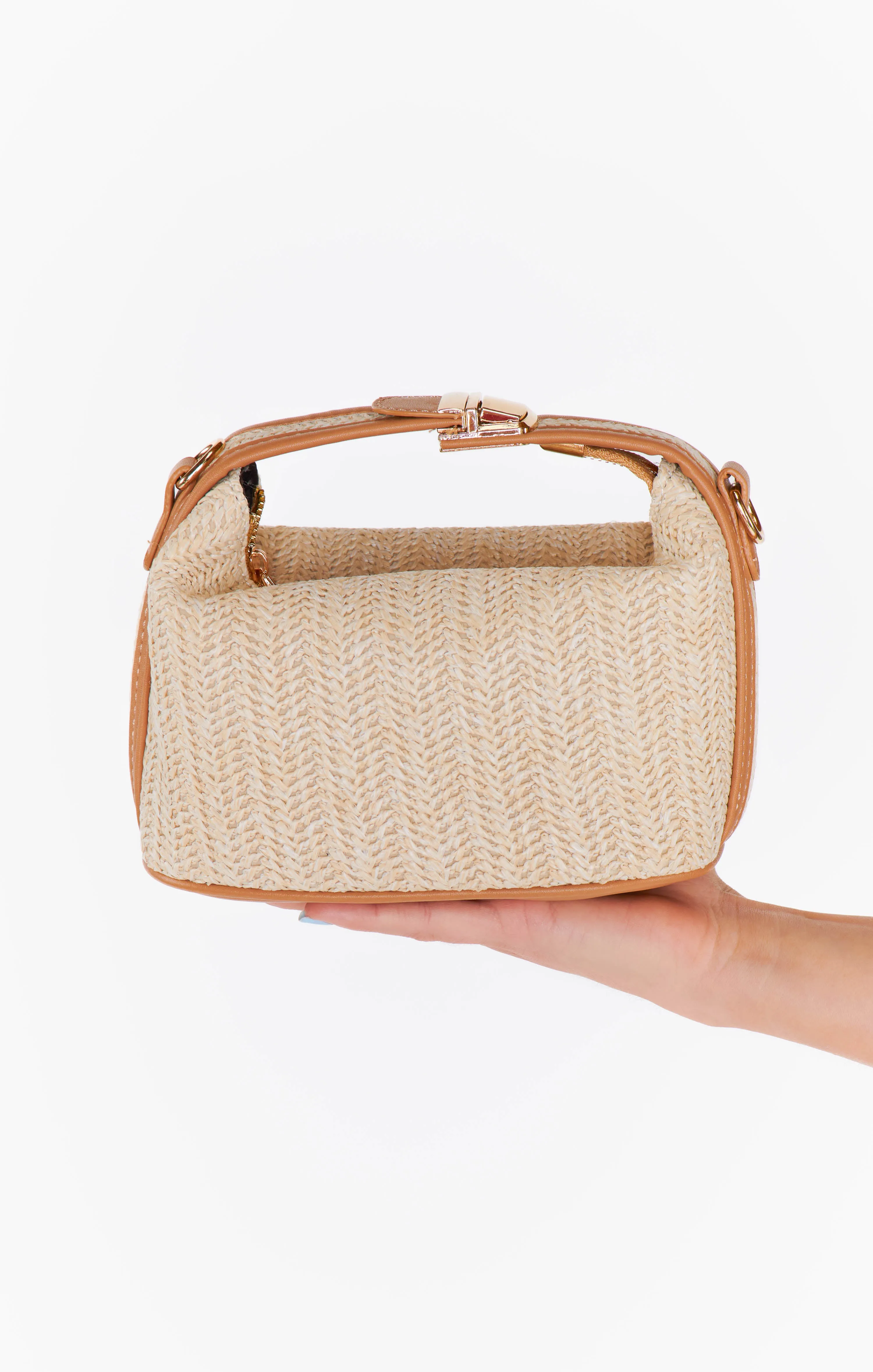 Marissa Woven Bag ~ Natural