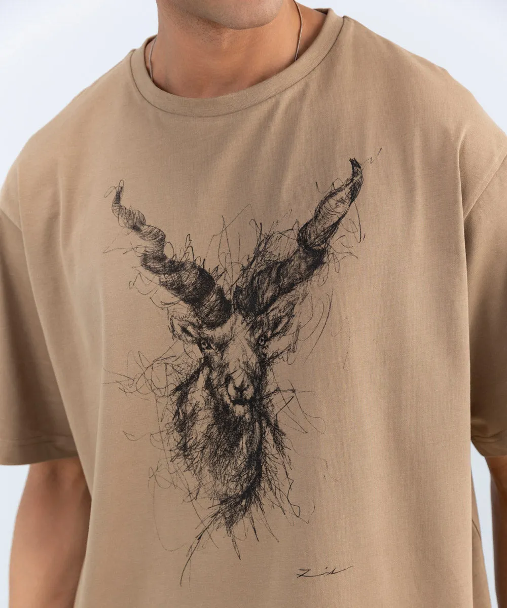 Graphic Markhor T-Shirt