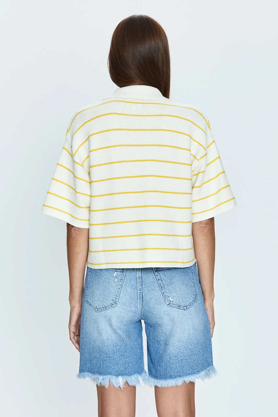 Marlow Polo - Dandelion Stripe