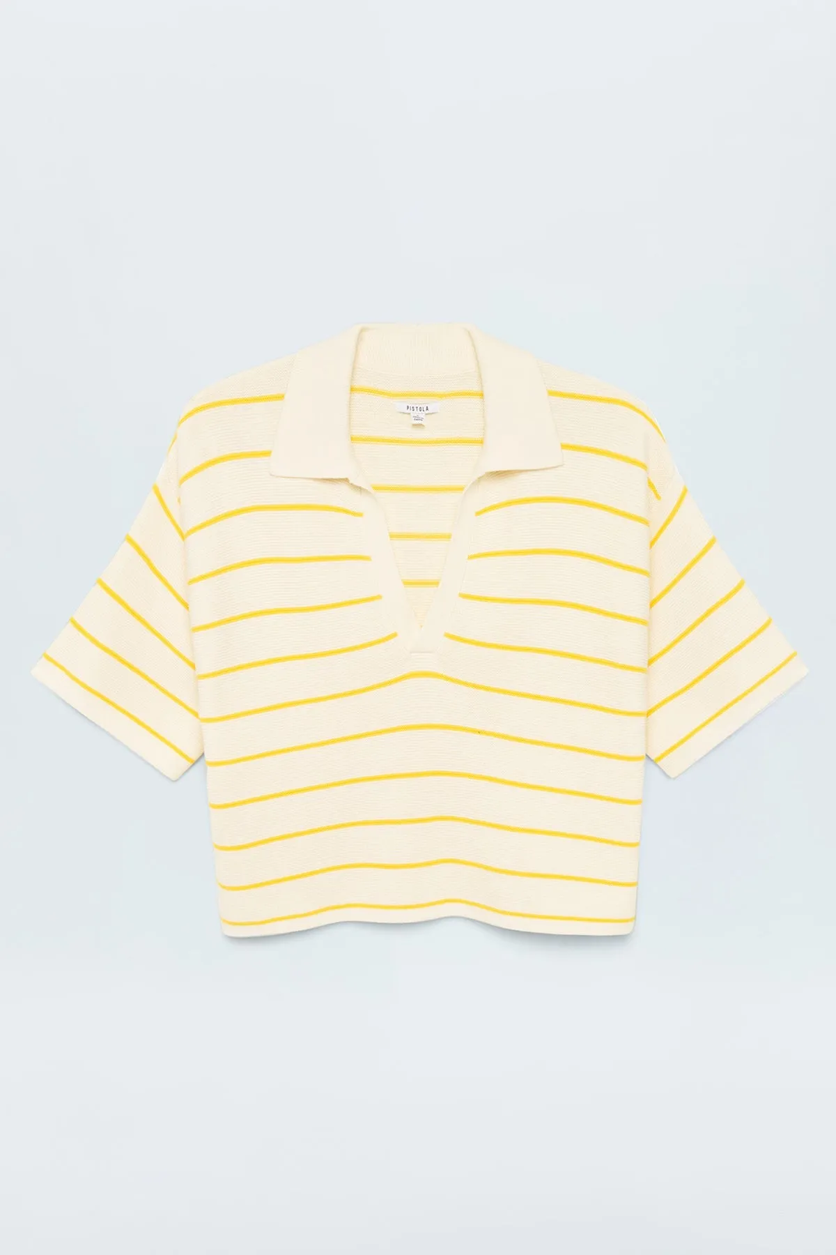 Marlow Polo - Dandelion Stripe