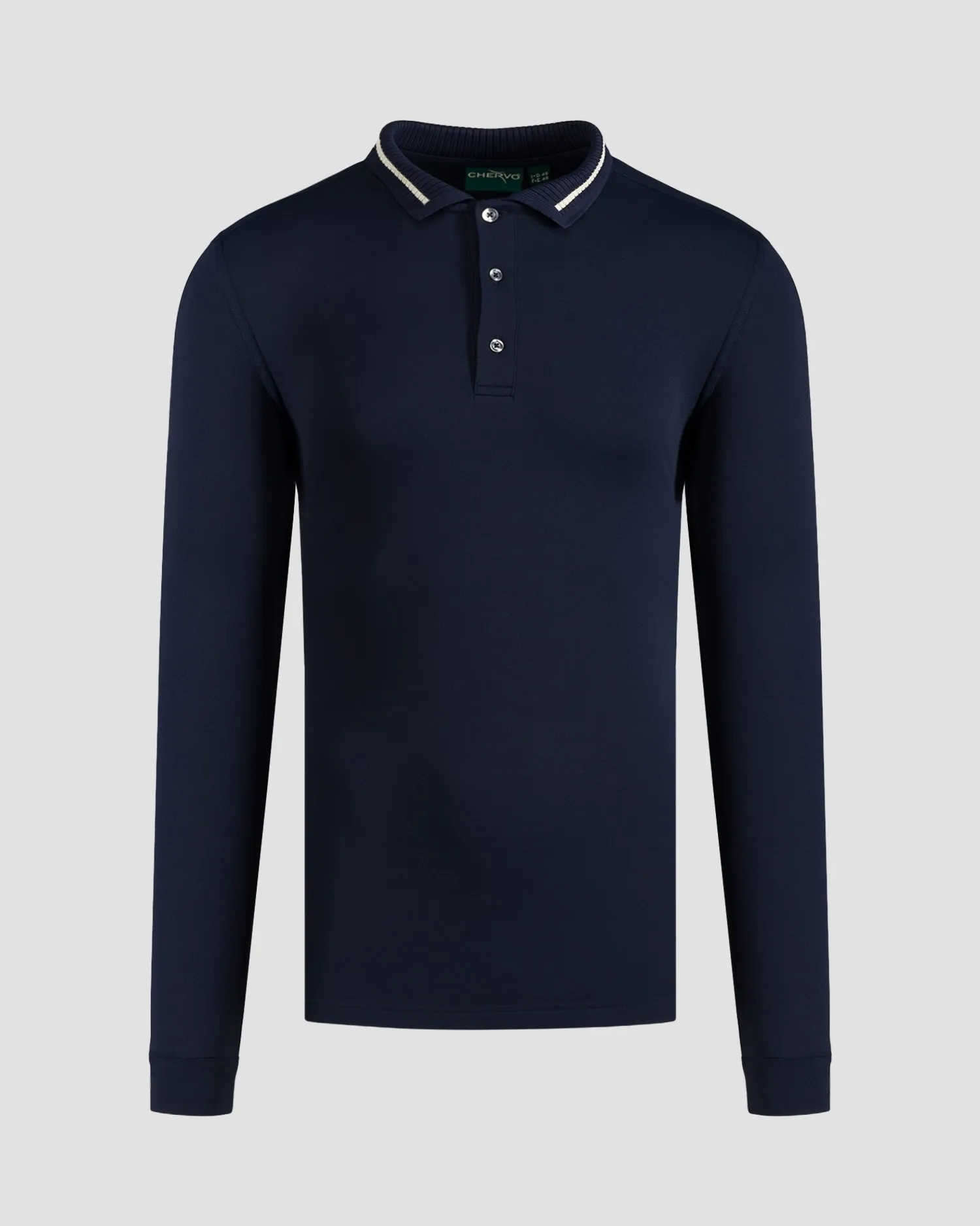 Men's long-sleeved polo Chervo Abbazia A0001-599