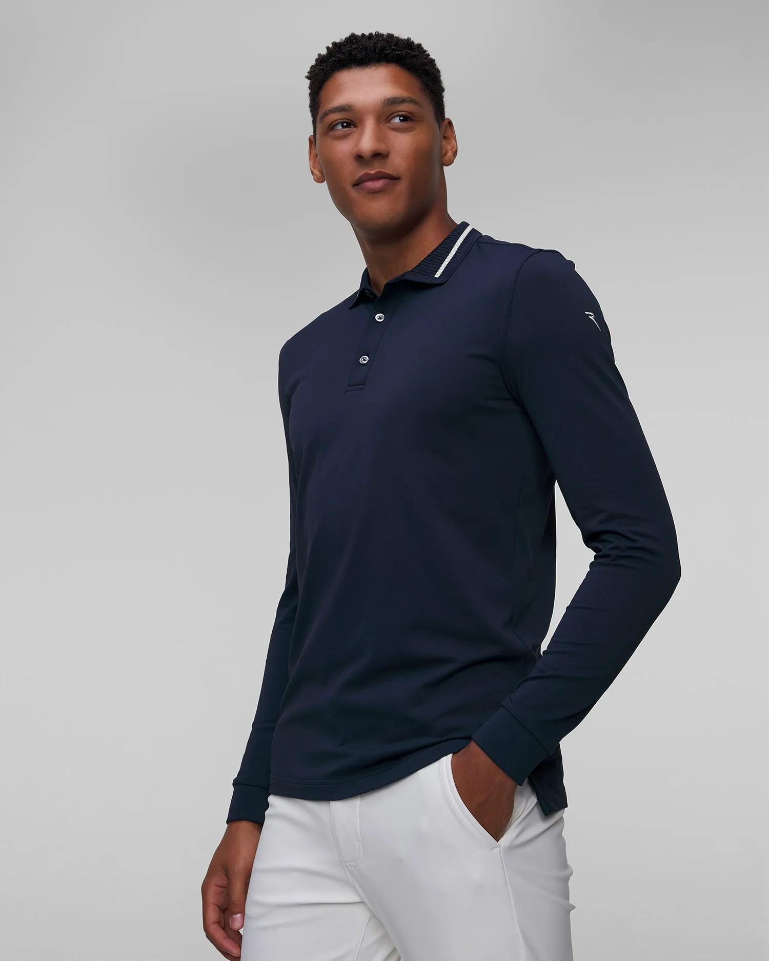 Men's long-sleeved polo Chervo Abbazia A0001-599