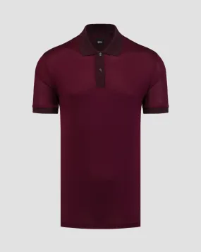 Men's maroon polo Hugo Boss H-Parlay 50518563-642