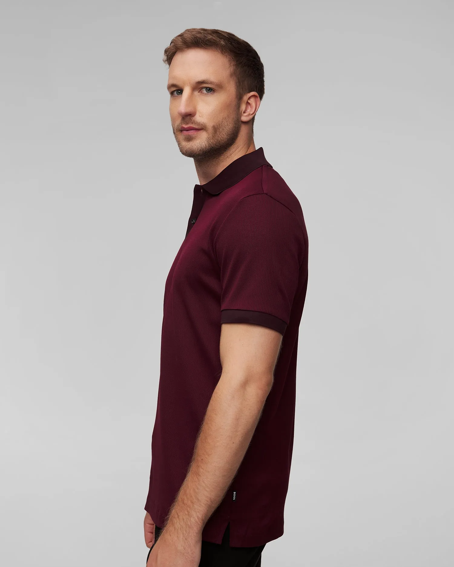 Men's maroon polo Hugo Boss H-Parlay 50518563-642