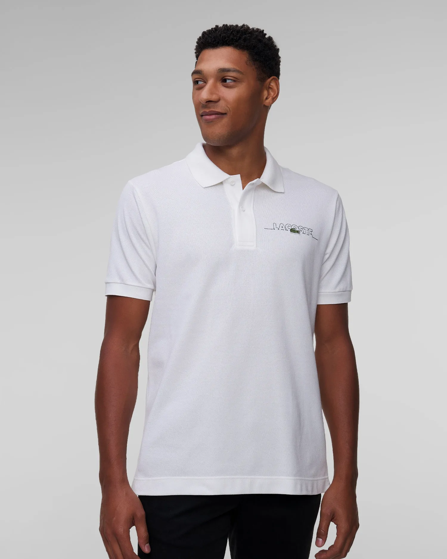 Men's white polo Lacoste PH6006 ph6006-70v