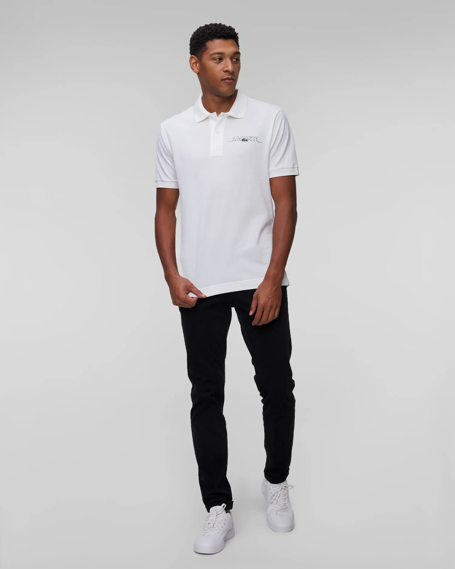 Men's white polo Lacoste PH6006 ph6006-70v