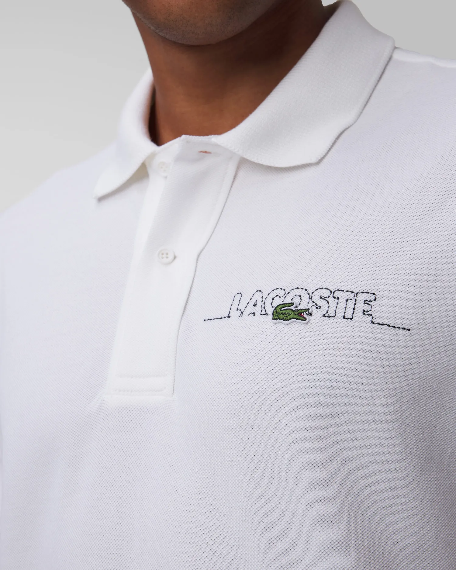 Men's white polo Lacoste PH6006 ph6006-70v