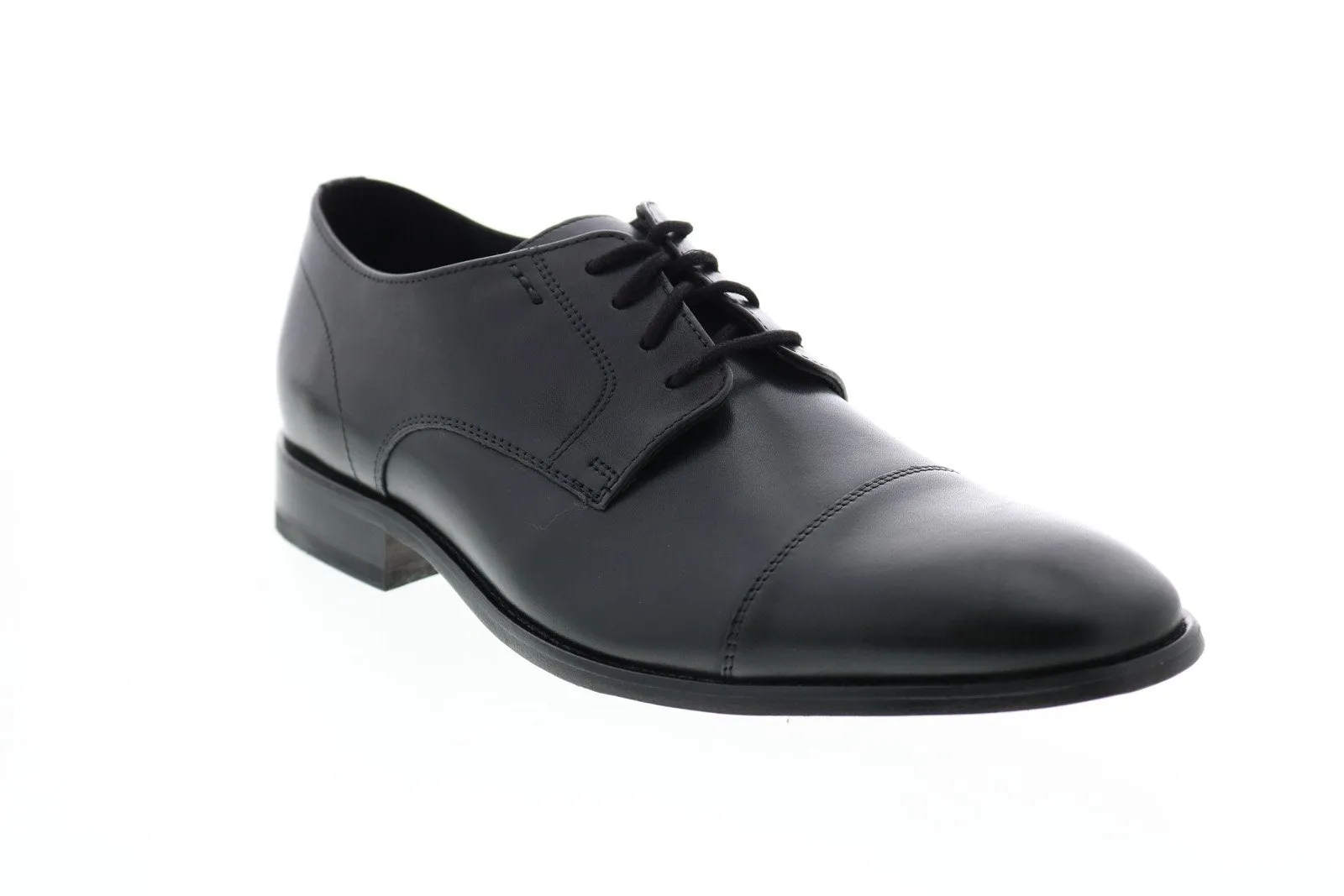 Men's Black Cap Toe Oxfords by Bostonian Nantasket Cap