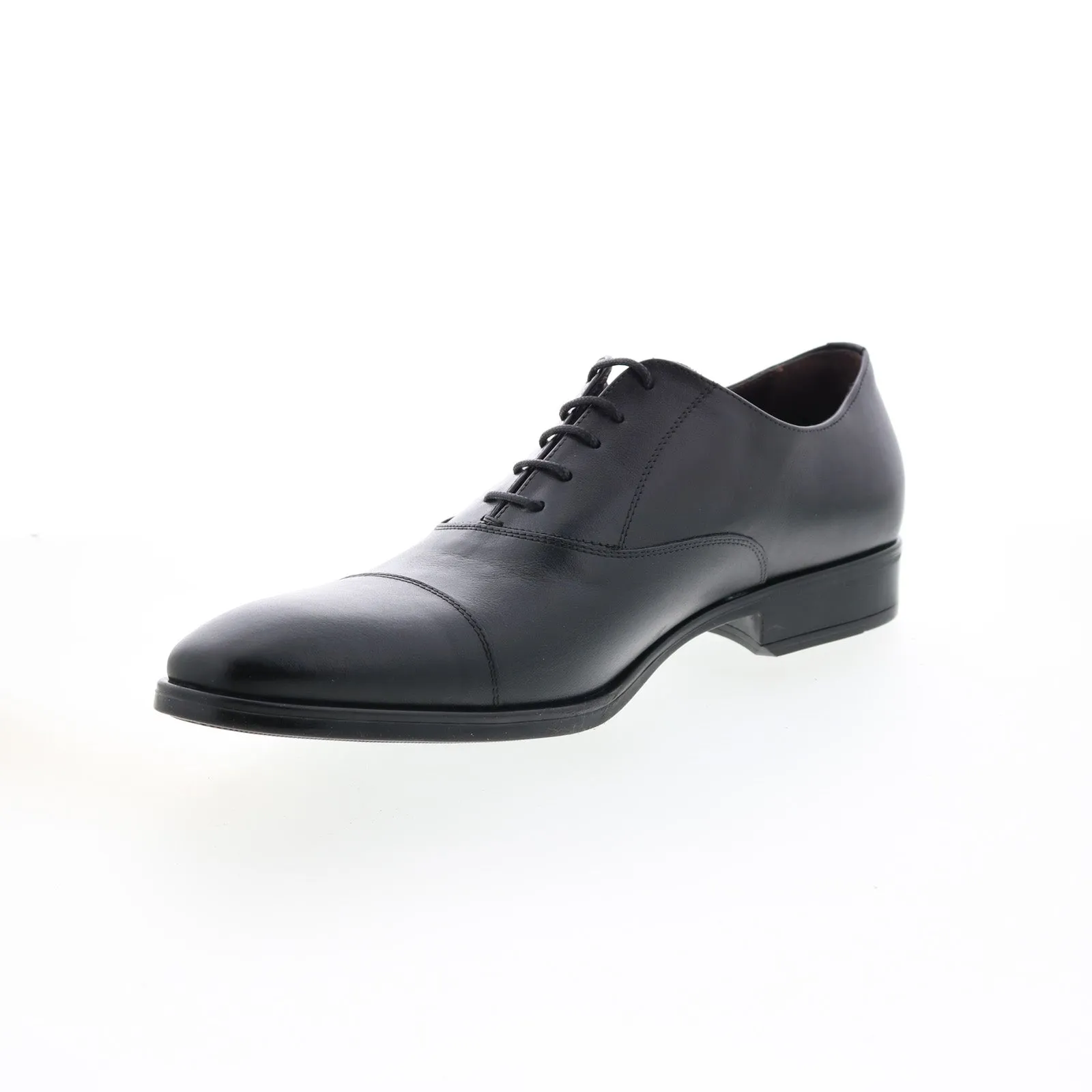 Men's Black Cap Toe Oxfords by Bruno Magli Luna MB1LUNA0