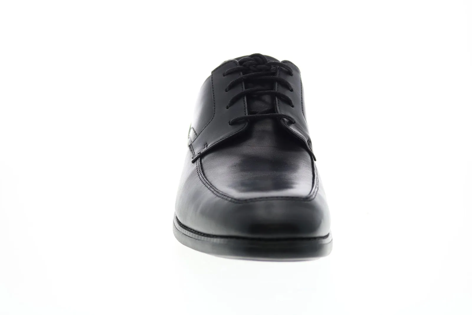 Men's Black Leather Plain Toe Oxfords by Rockport