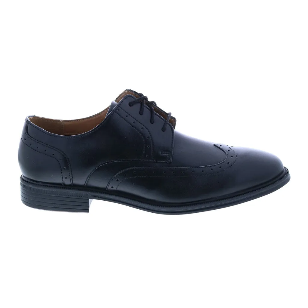 Men's Black Leather Wingtip & Brogue Oxfords by Nunn Bush