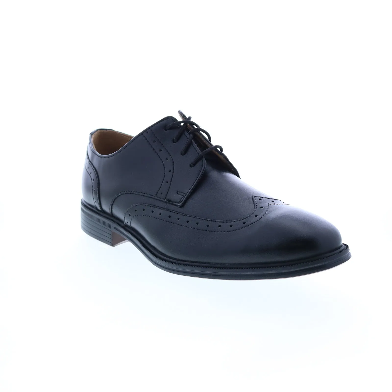 Men's Black Leather Wingtip & Brogue Oxfords by Nunn Bush