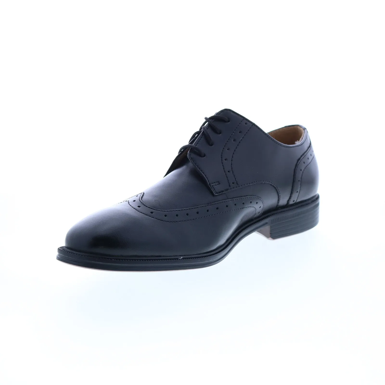 Men's Black Leather Wingtip & Brogue Oxfords by Nunn Bush