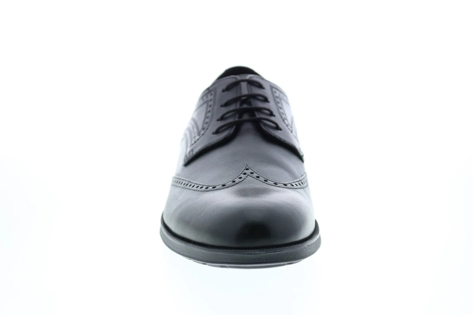 Men's Black Wingtip Oxfords by Geox U Hilstone 2Fit