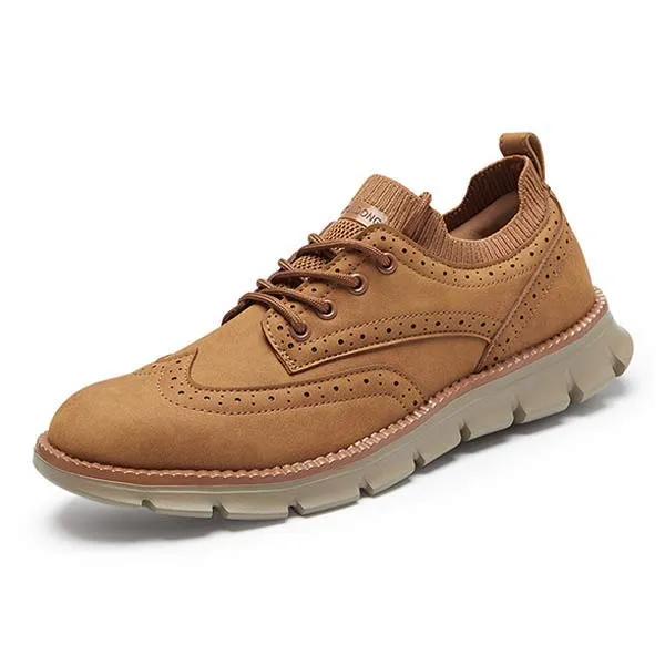 Men's Brogue Casual Leather Shoes 08195238