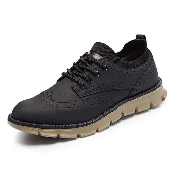 Men's Brogue Casual Leather Shoes 08195238