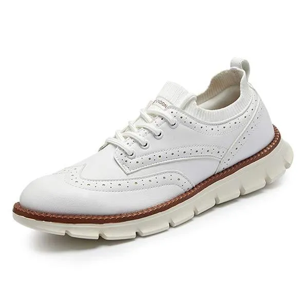 Men's Brogue Casual Leather Shoes 08195238