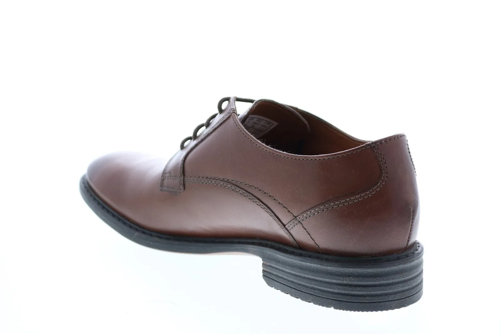 Men's Brown Leather Plain Toe Oxfords by Bostonian