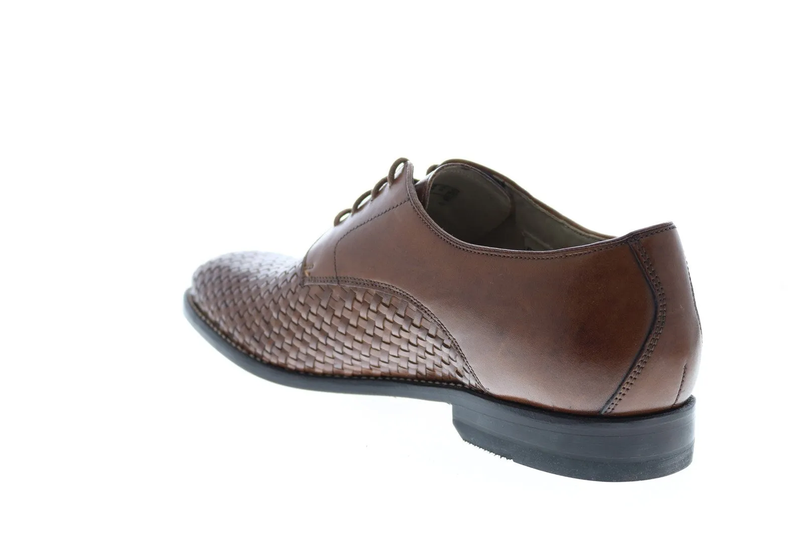 Men's Brown Leather Plain Toe Oxfords by Clarks