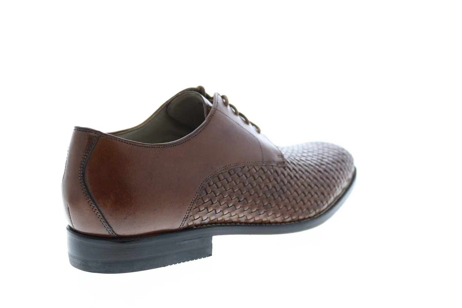 Men's Brown Leather Plain Toe Oxfords by Clarks