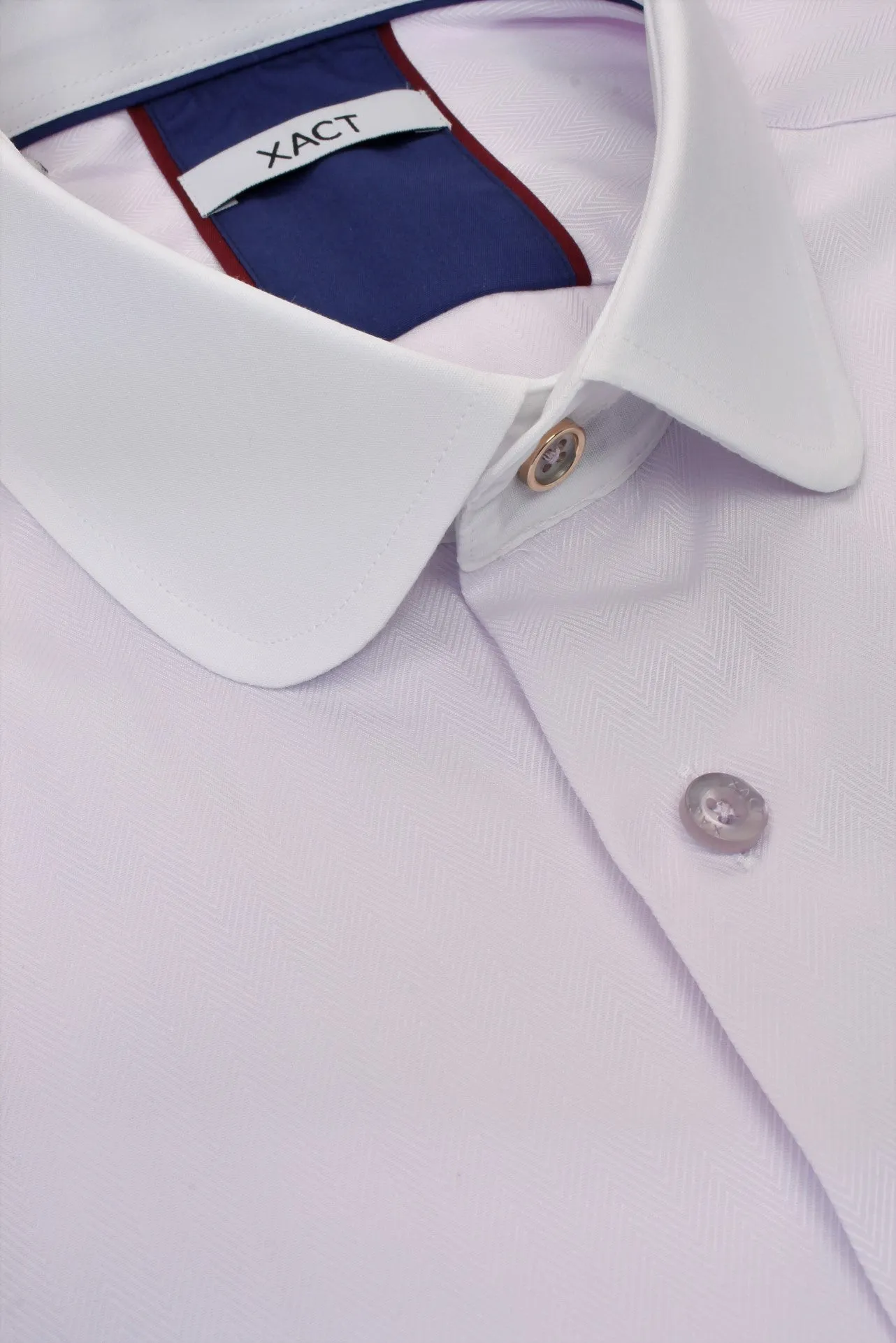 Xact Men's White Club/Penny Collar Shirt