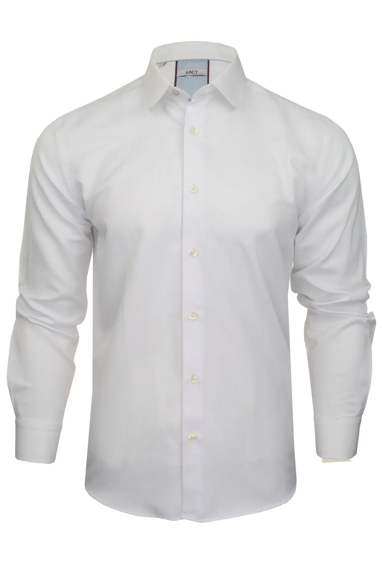 Xact Men's White Club/Penny Collar Shirt