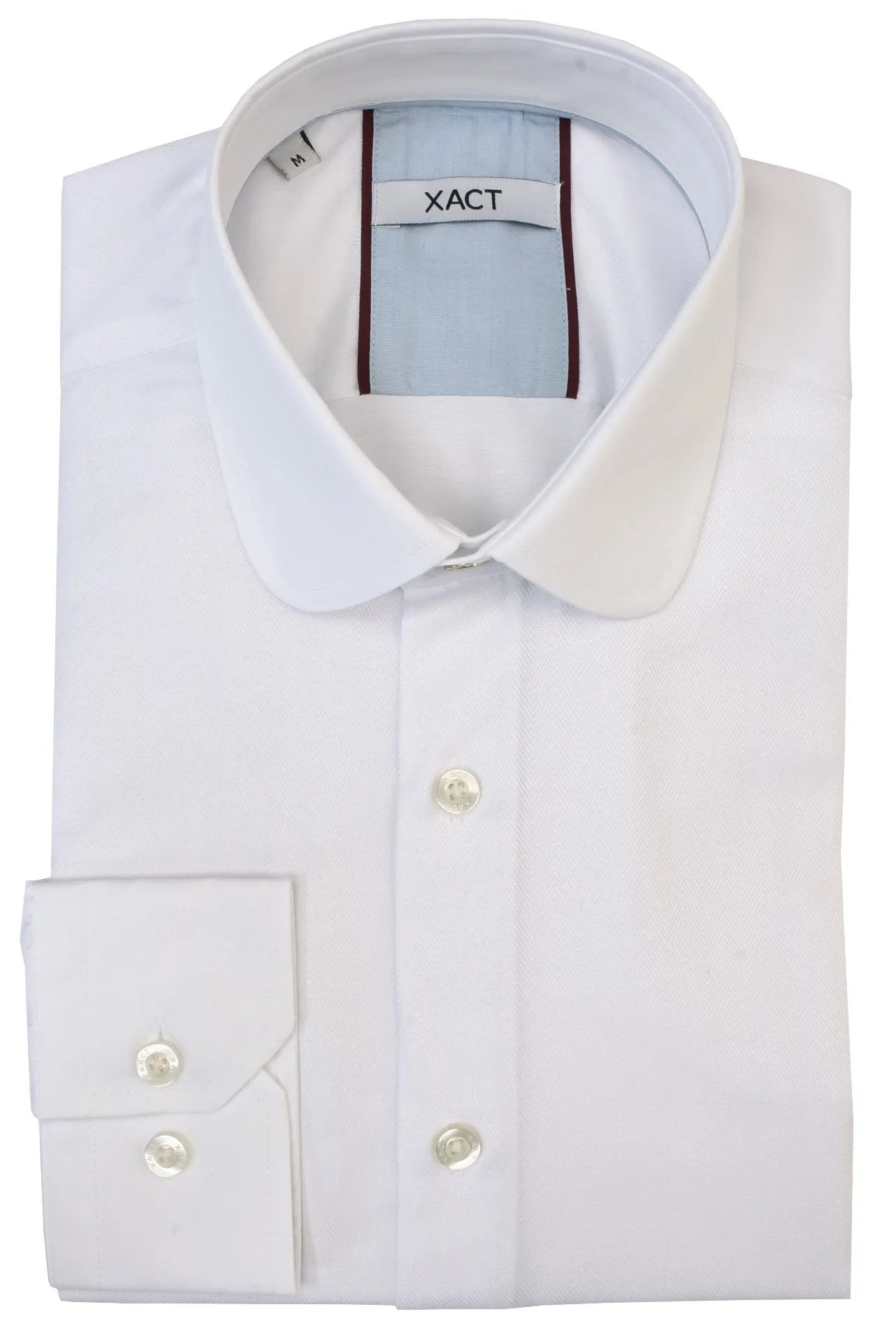 Xact Men's White Club/Penny Collar Shirt