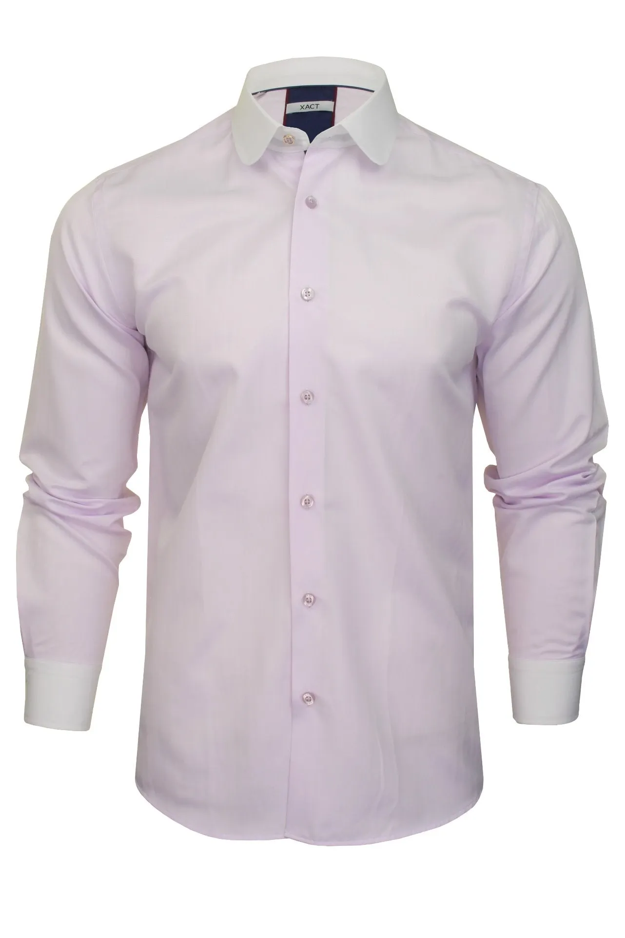 Xact Men's White Club/Penny Collar Shirt