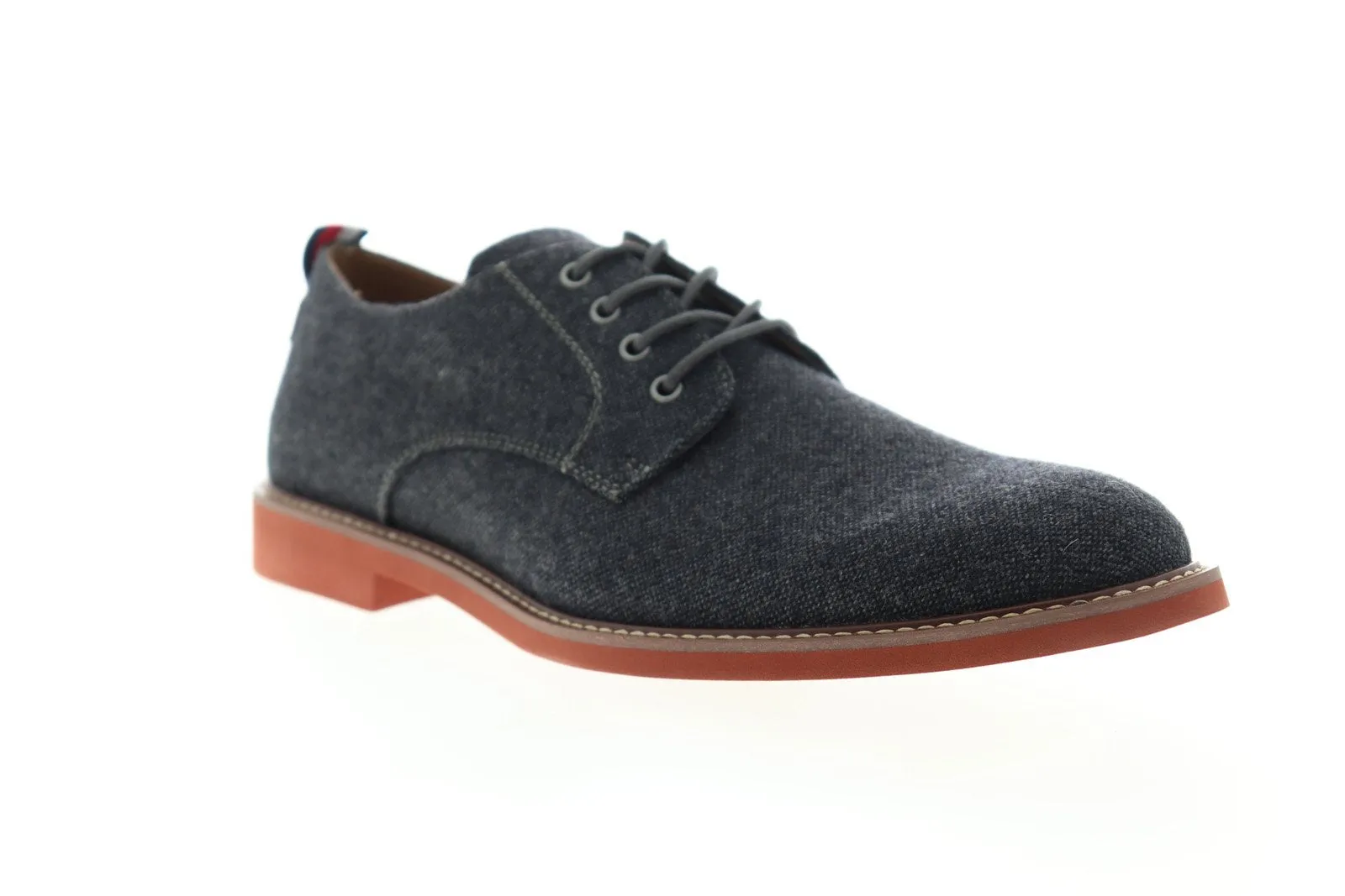 Men's Gray Canvas Oxfords by Tommy Hilfiger Garson 8 TMGARSON8