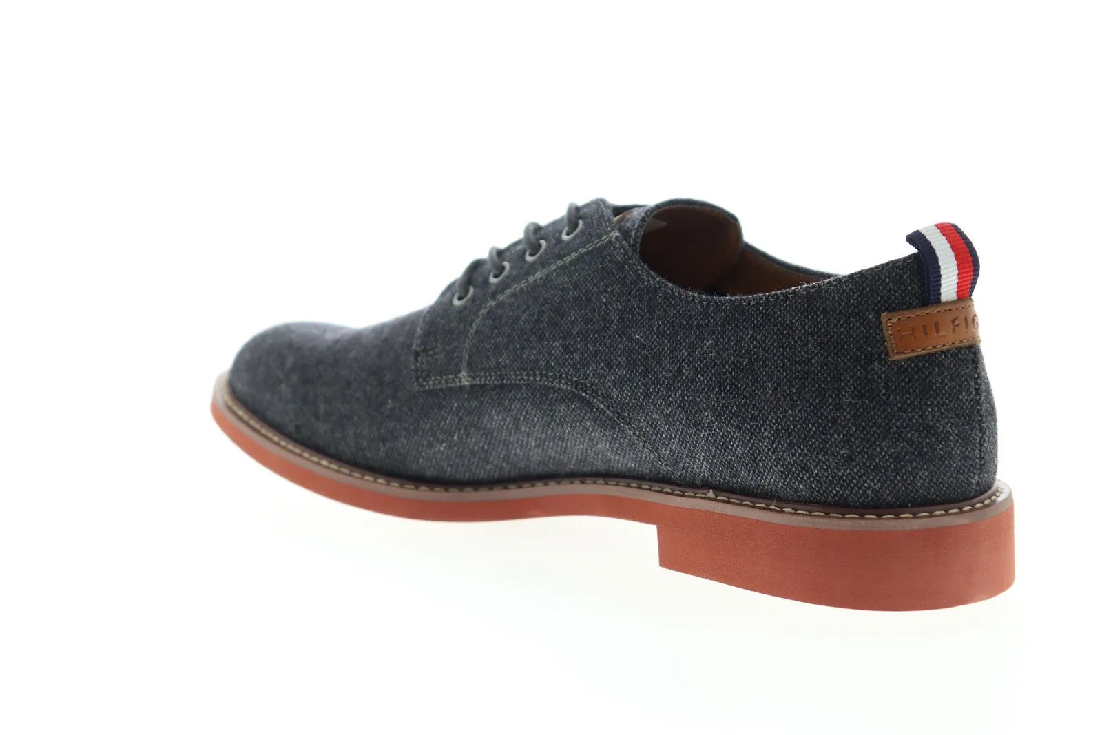 Men's Gray Canvas Oxfords by Tommy Hilfiger Garson 8 TMGARSON8