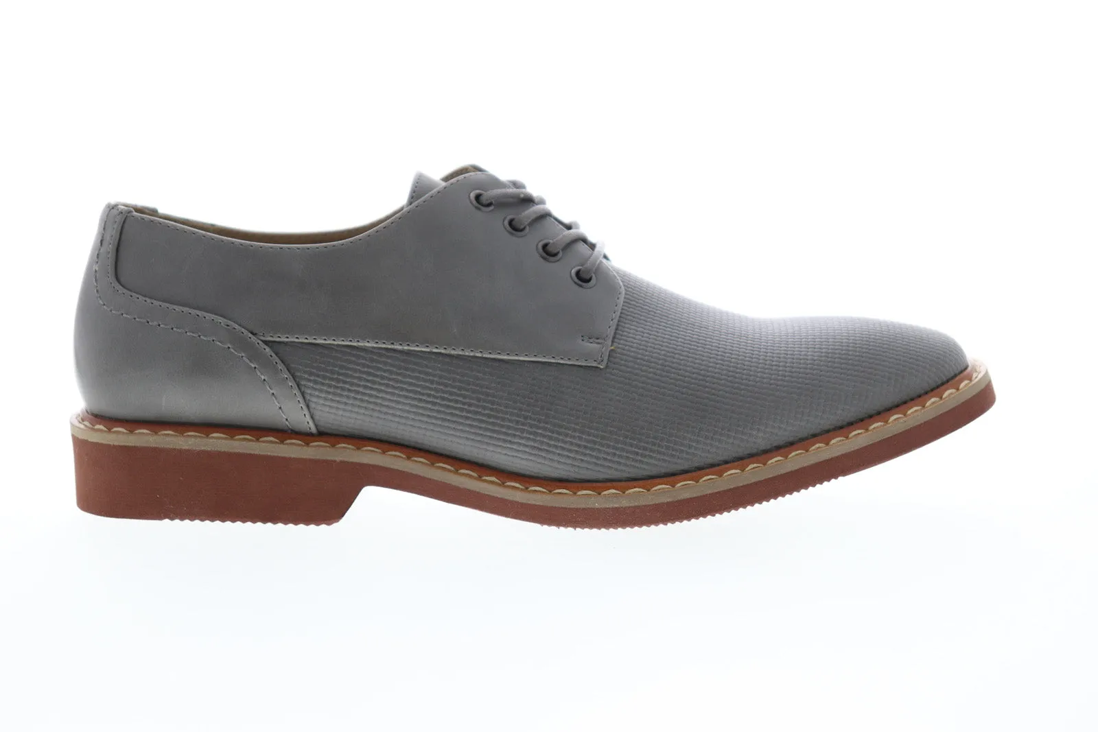 Men's Gray Plain Toe Oxfords by Unlisted Jupiter Oxford