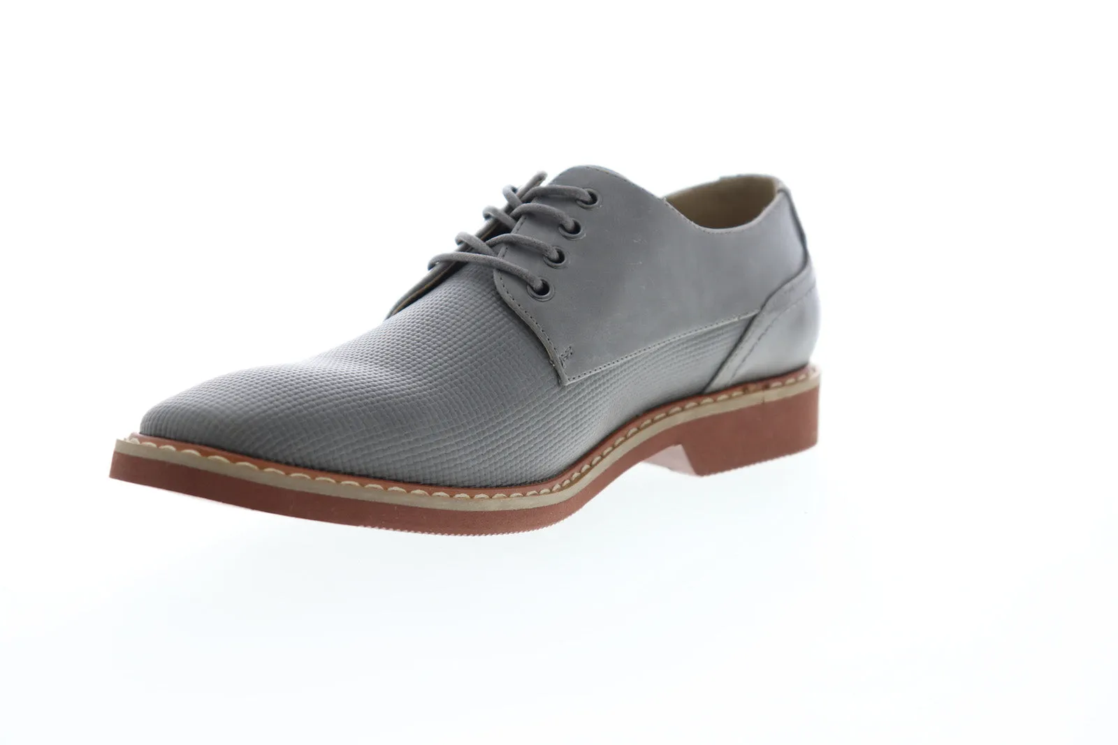 Men's Gray Plain Toe Oxfords by Unlisted Jupiter Oxford