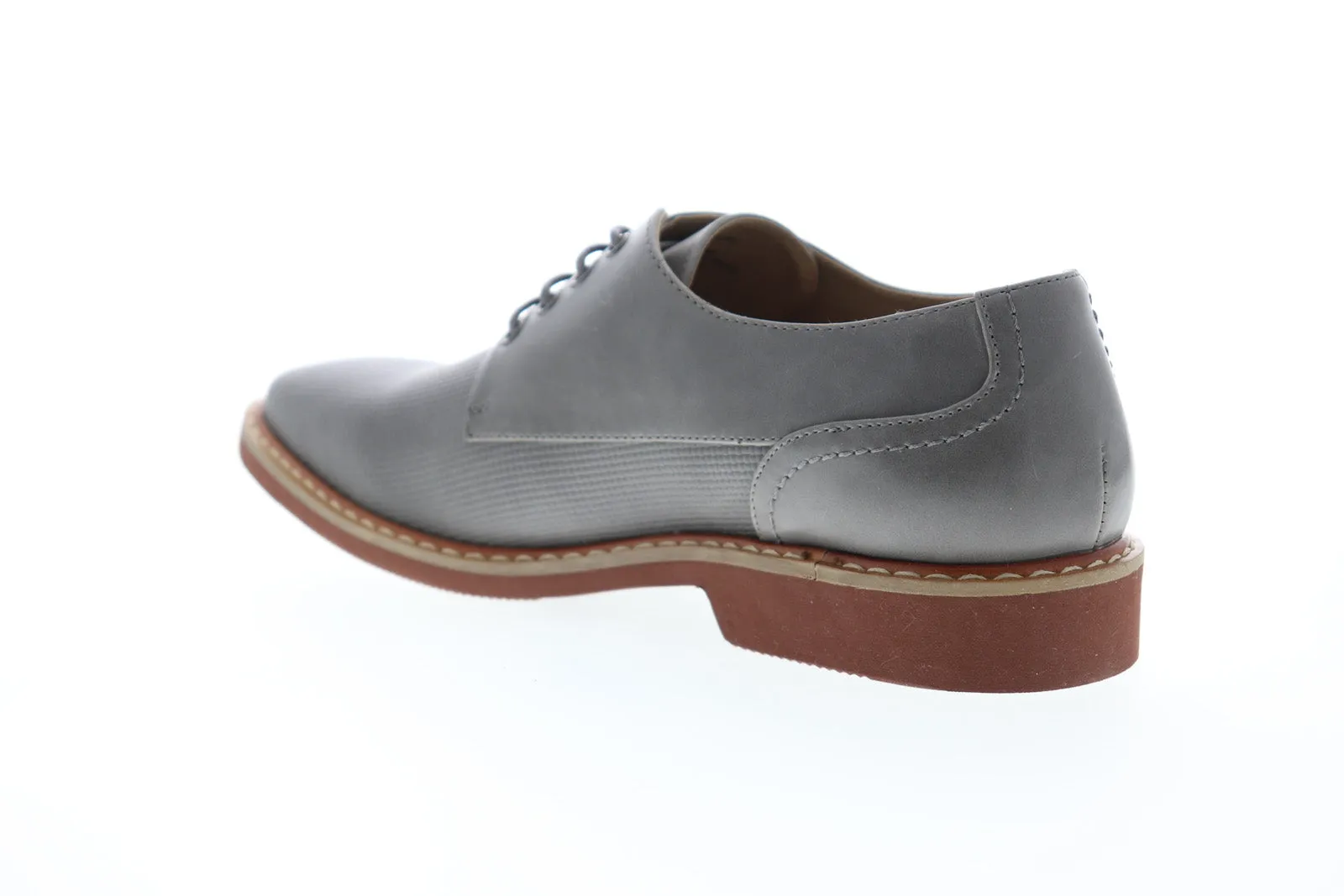 Men's Gray Plain Toe Oxfords by Unlisted Jupiter Oxford