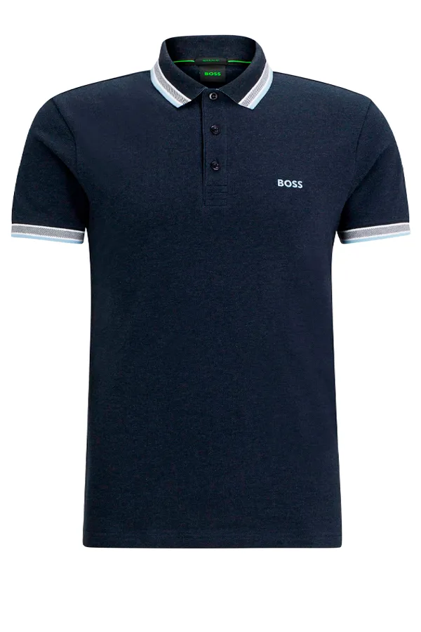 Hugo Boss Contrast Paddy Polo Ink Blue