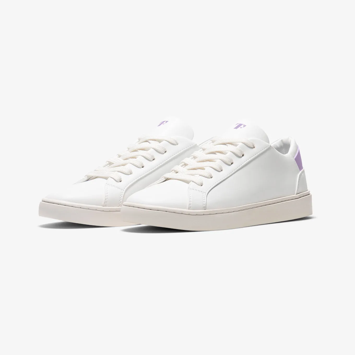 Men's Lace Up | White-Violet Dusk