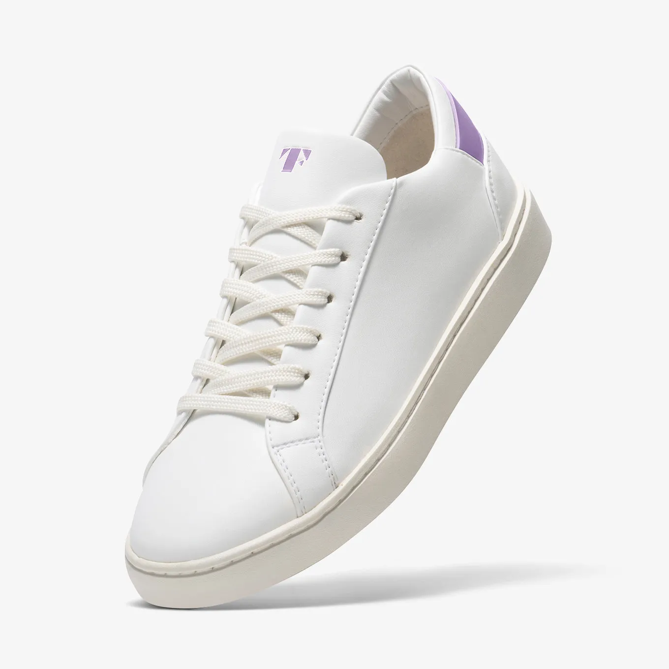 Men's Lace Up | White-Violet Dusk