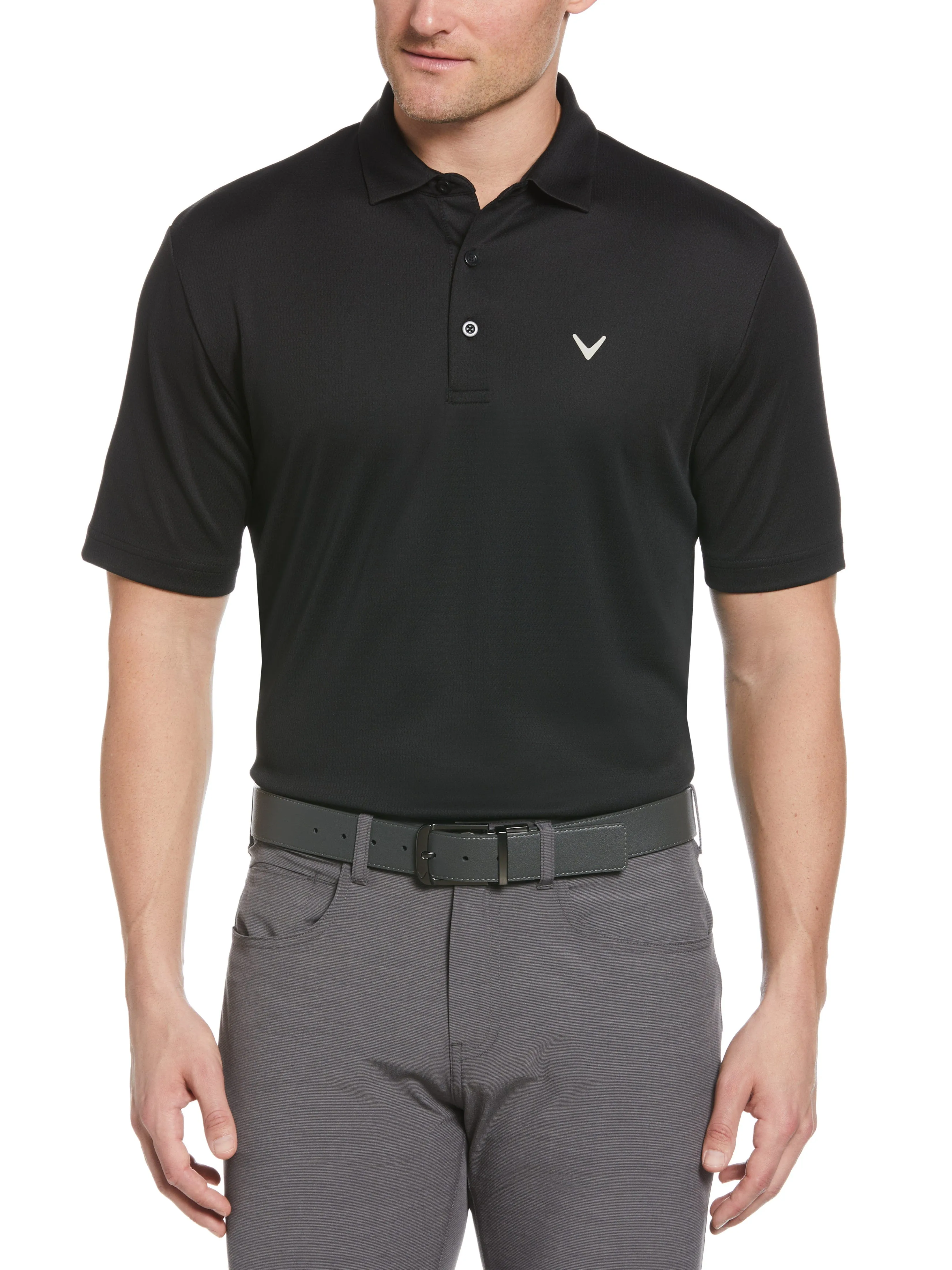 Micro Texture Polo for Men