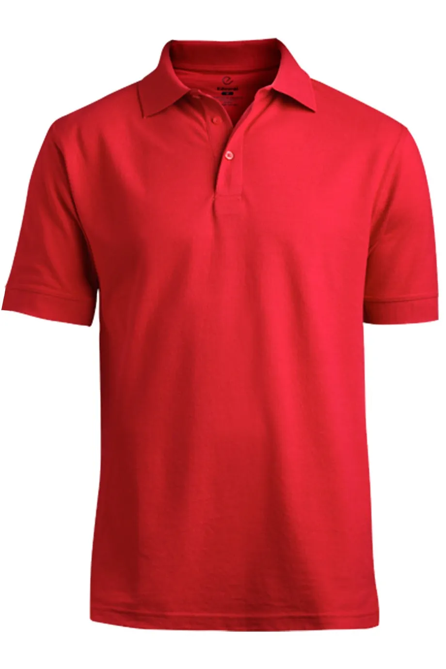 Men's Pique Polo - Red