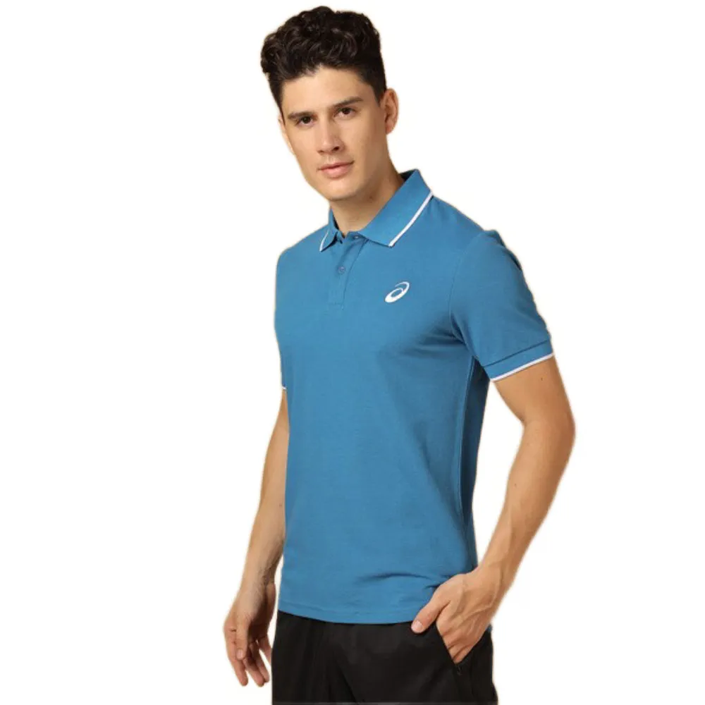 ASICS Men's Polo Top (Reborn Blue)