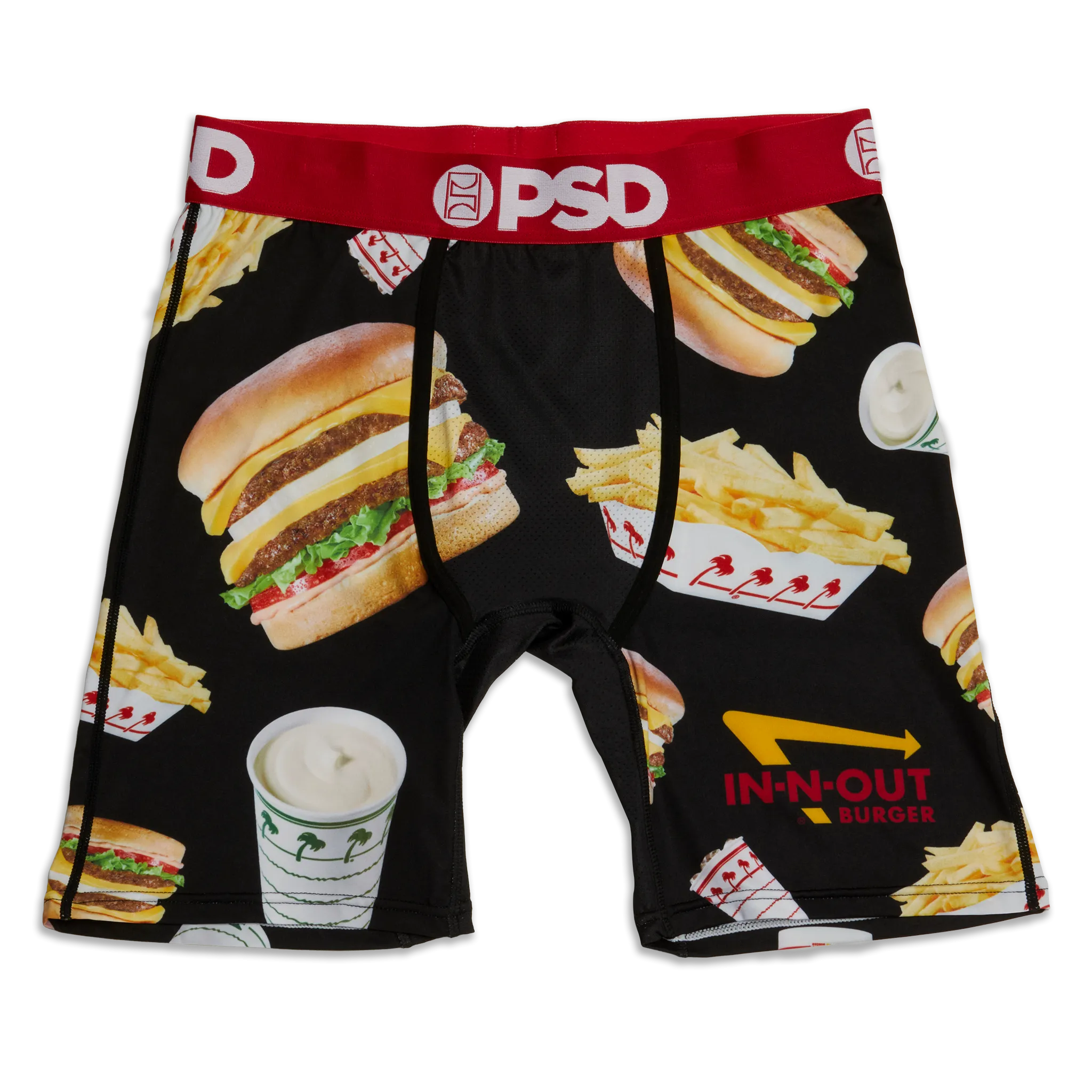 Men's Red & Black In-N-Out Briefs PSD