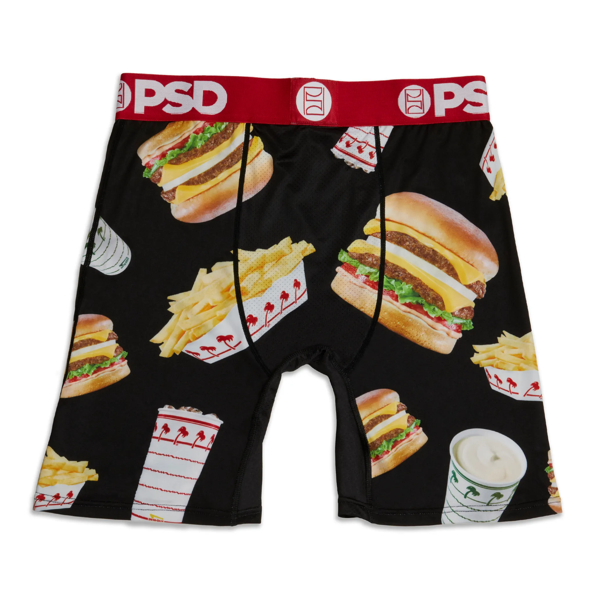 Men's Red & Black In-N-Out Briefs PSD