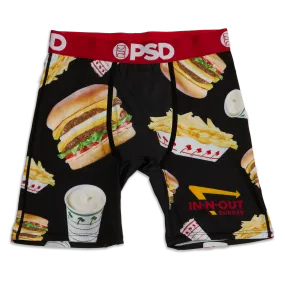 Men's Red & Black In-N-Out Briefs PSD