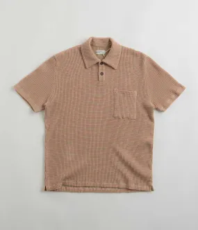 Universal Works Newlyn Short Sleeve Polo Summer Oak