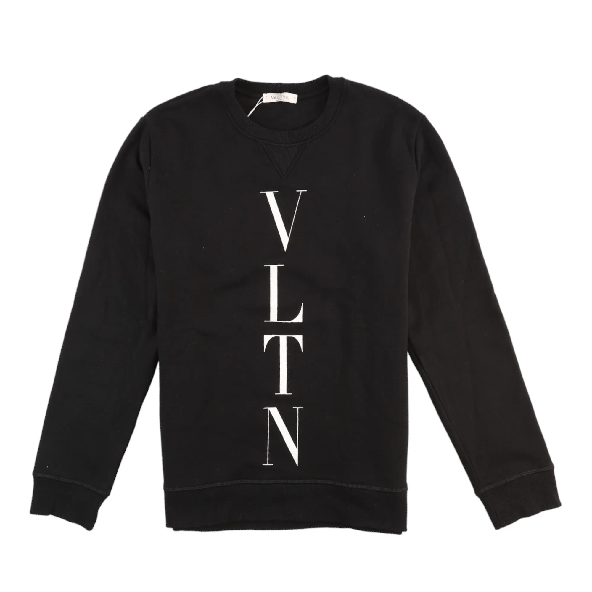 Mens Vltn Sweatshirt Black Size XS