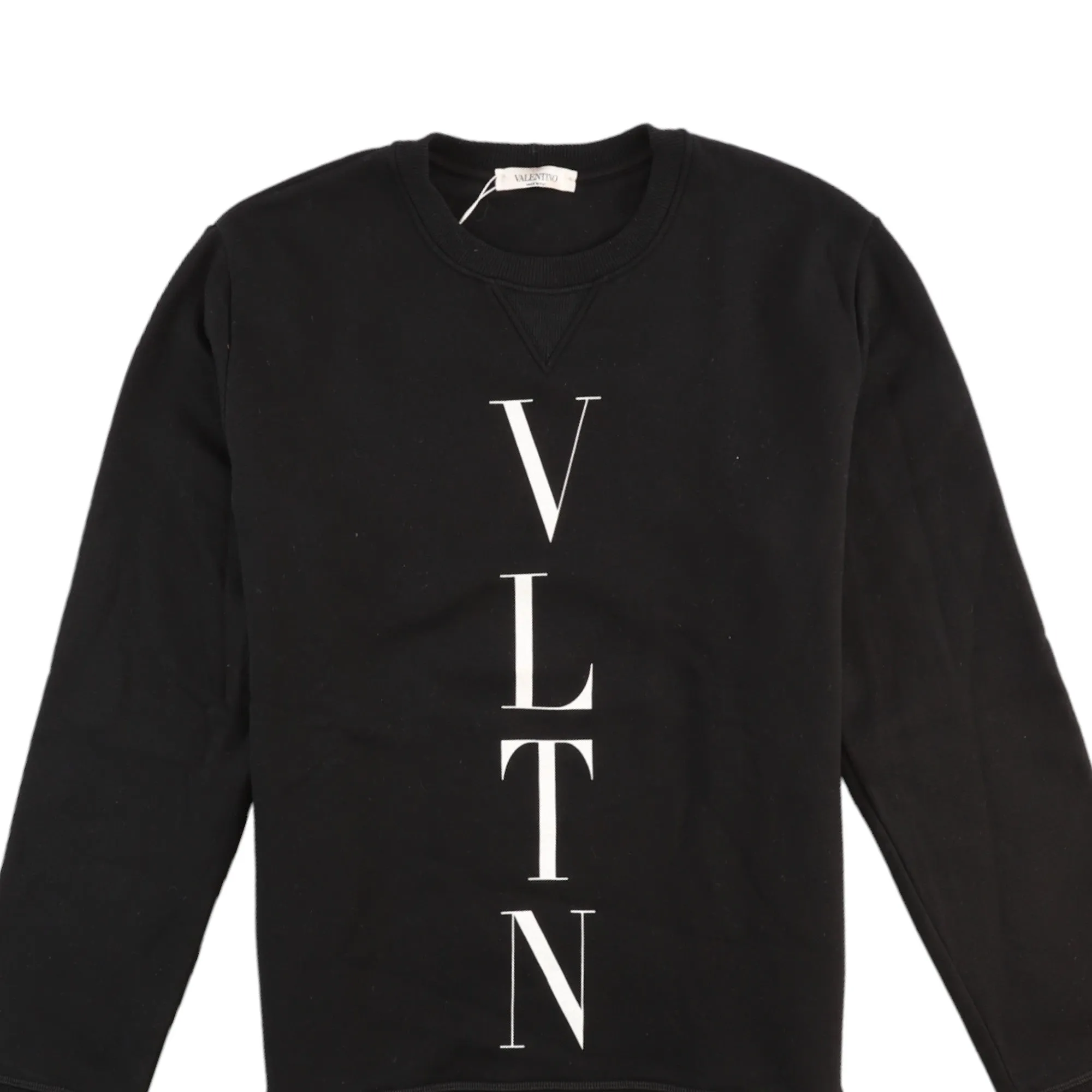 Mens Vltn Sweatshirt Black Size XS