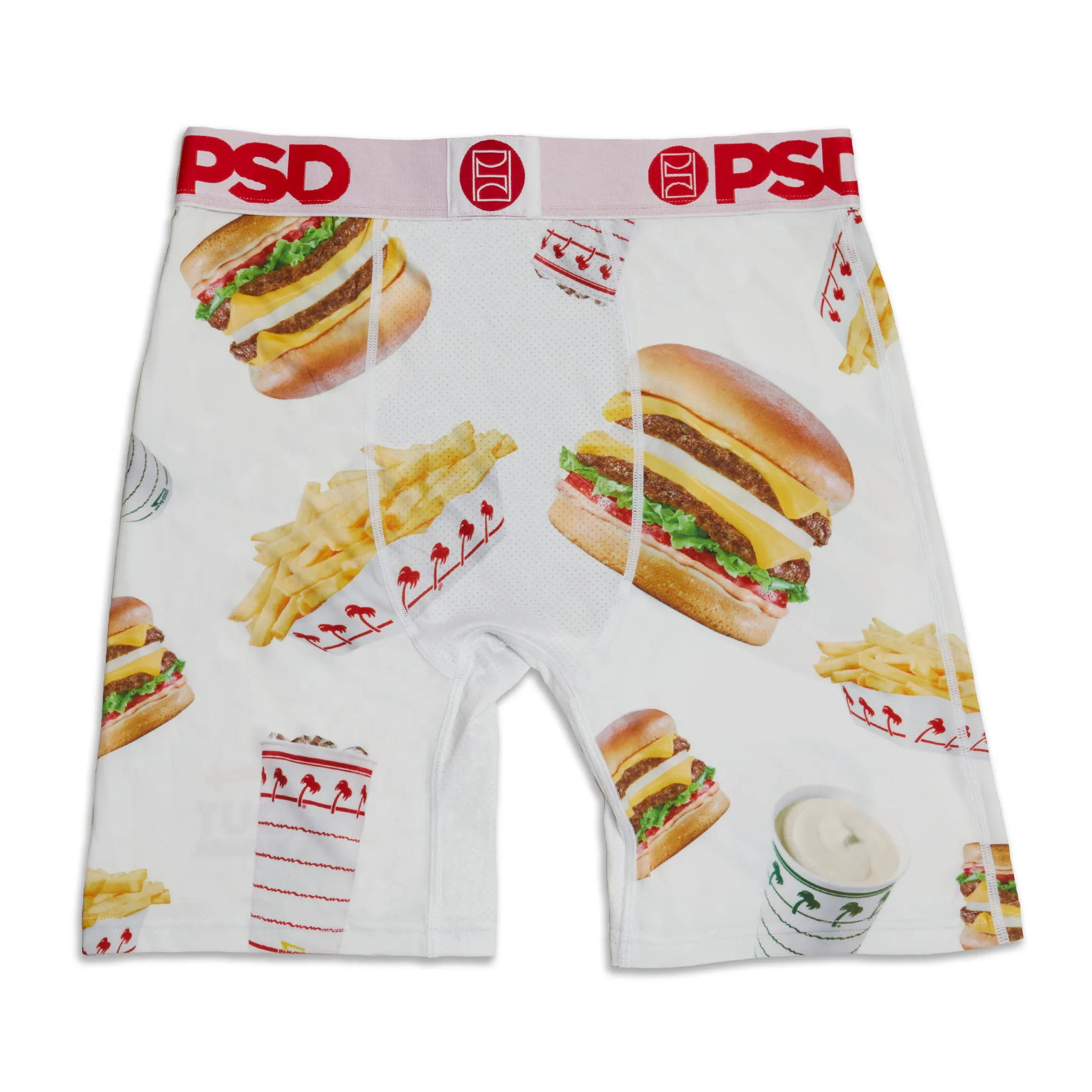 Men's White In-N-Out Briefs PSD