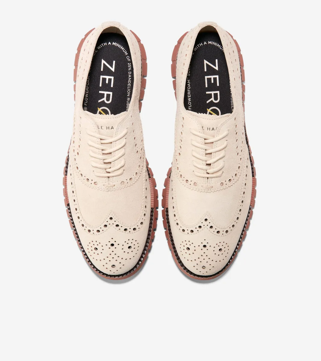 Men's ZERØGRAND Unlined Wingtip Oxfords