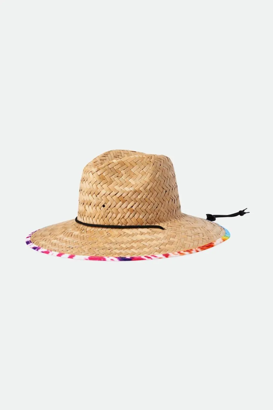 Messer Lifeguard Hat - Tan/Acid Tie Dye