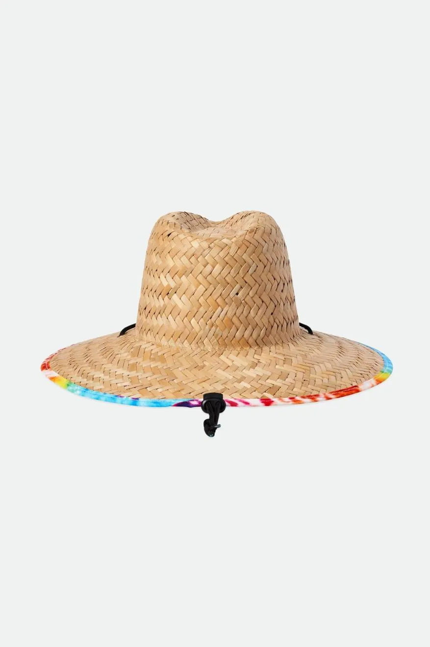 Messer Lifeguard Hat - Tan/Acid Tie Dye