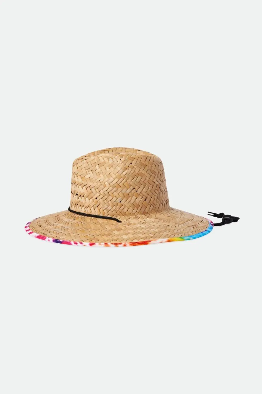 Messer Lifeguard Hat - Tan/Acid Tie Dye